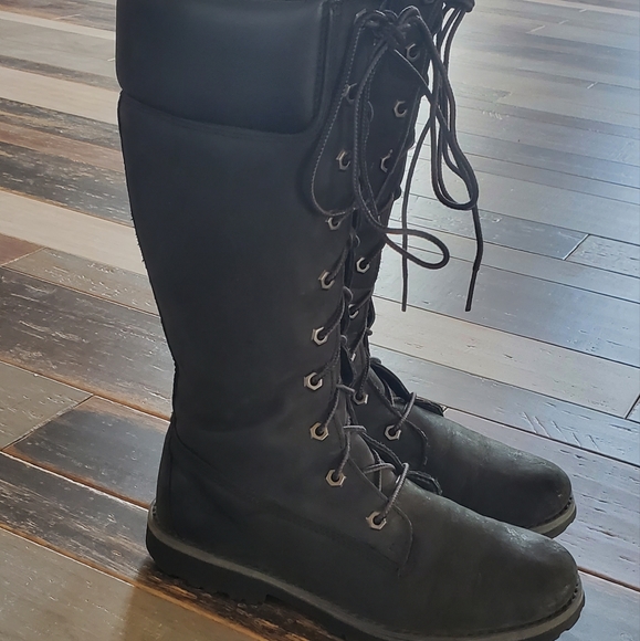 TIMBERLAND Tall Black Boots - Picture 3 of 14
